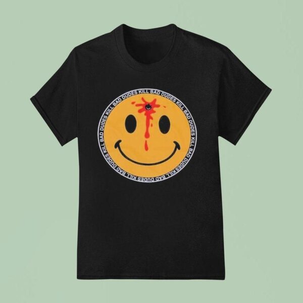 Kill Bad Dudes X Half Face Blades Rash Guard T Shirt