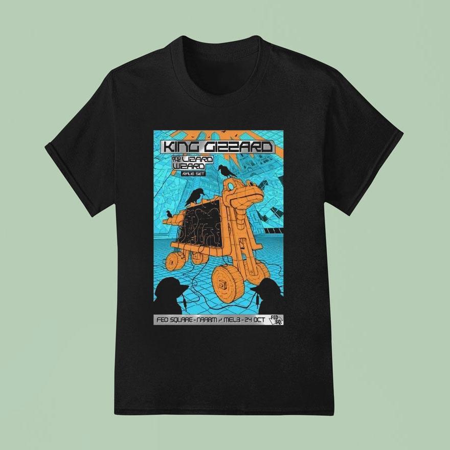 King Gizzard And The Lizard Wizard Melbourne Australia T Shirt