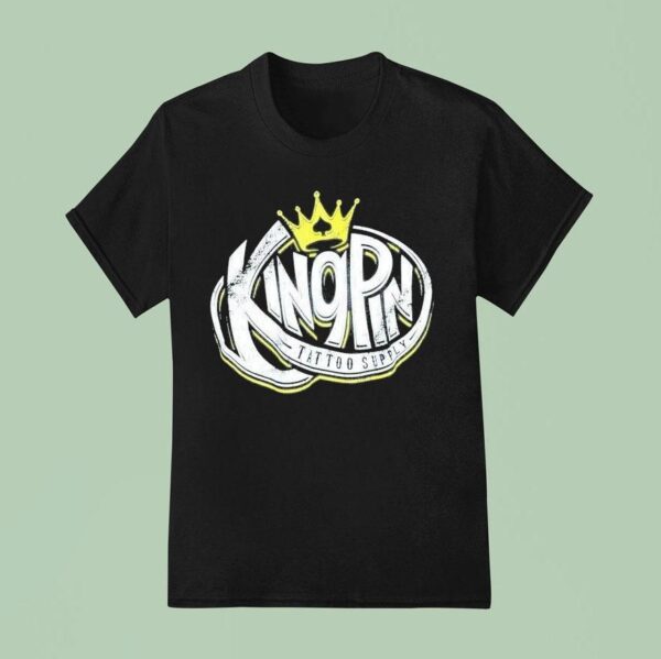 Kingpin Tattoo Supply Weathered Logo T Shirt