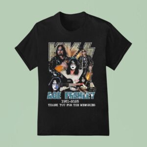 Kiss Band Ace Frehley Thank You For The Memories T Shirt