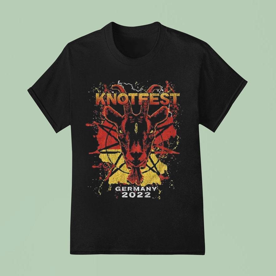 Knotfest Germany Goat Head T Shirt
