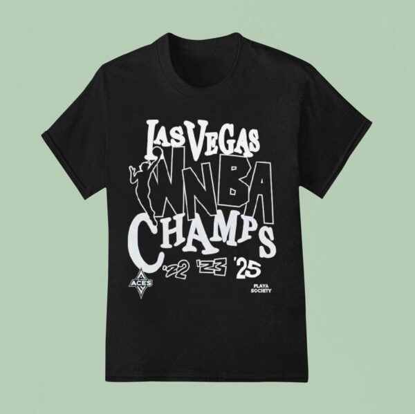 Las Vegas Aces Playa Society Wnba Finals Champions T Shirt