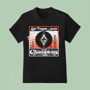 Las Vegas Aces Stadium Essentials Wnba Finals Champions Sunset Urban T Shirt
