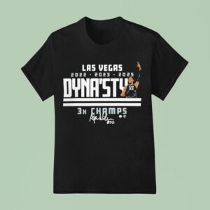 Las Vegas Aces Team Lv Aces A Ja Wilson Dyna Sty Champs T Shirt