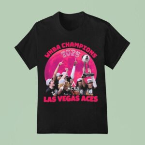 Las Vegas Aces Wnba Champions Pink Moon T Shirt
