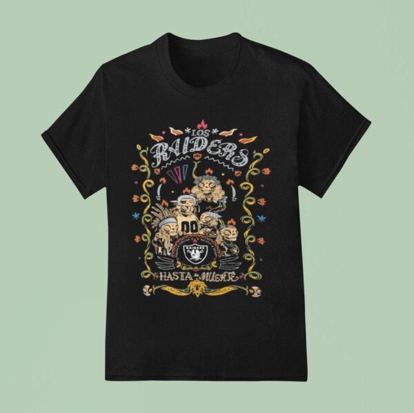 Las Vegas Raiders Hasta La Muerte Graphic T Shirt