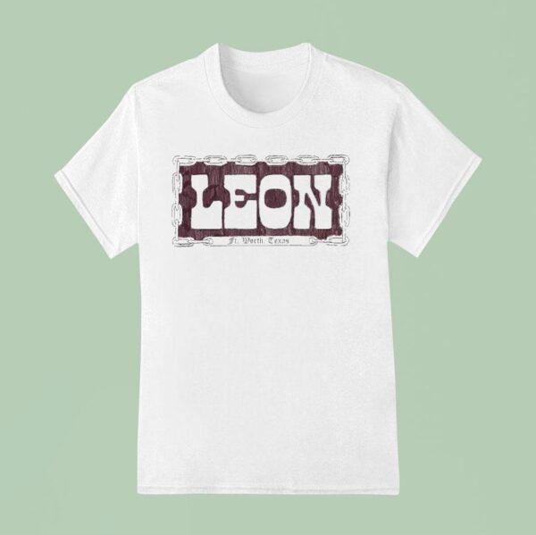 Leon Bridges Worth Texas License Plate T Shirt