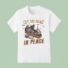 Let Me Read In Peace Skeleton Books Coffin Halloween T Shirt