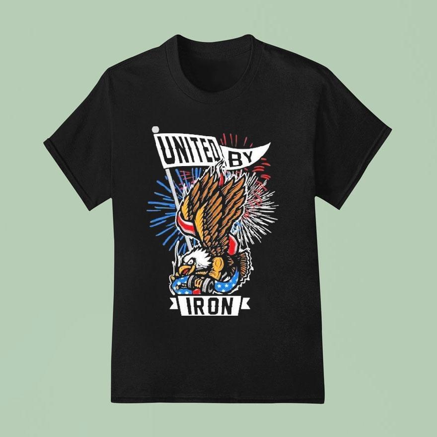 Lifter United By Iron Eagle Crew T Shirt