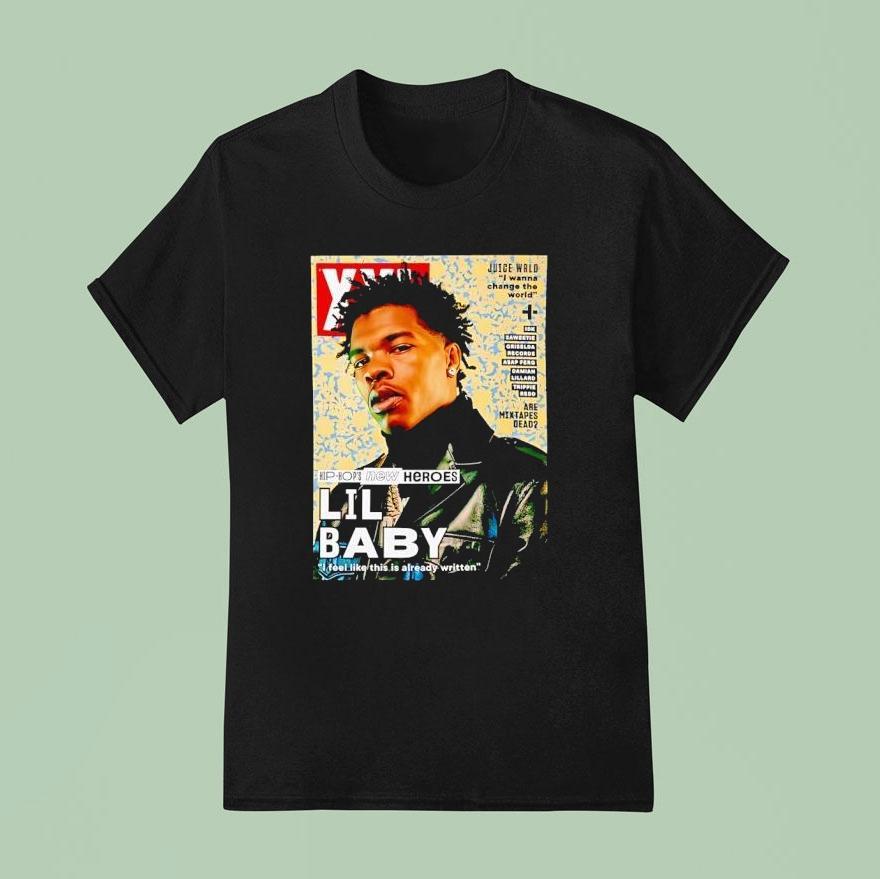 Lil Baby Hip Hop S New Heroes Juice Wrld I Wanna Change The World T Shirt