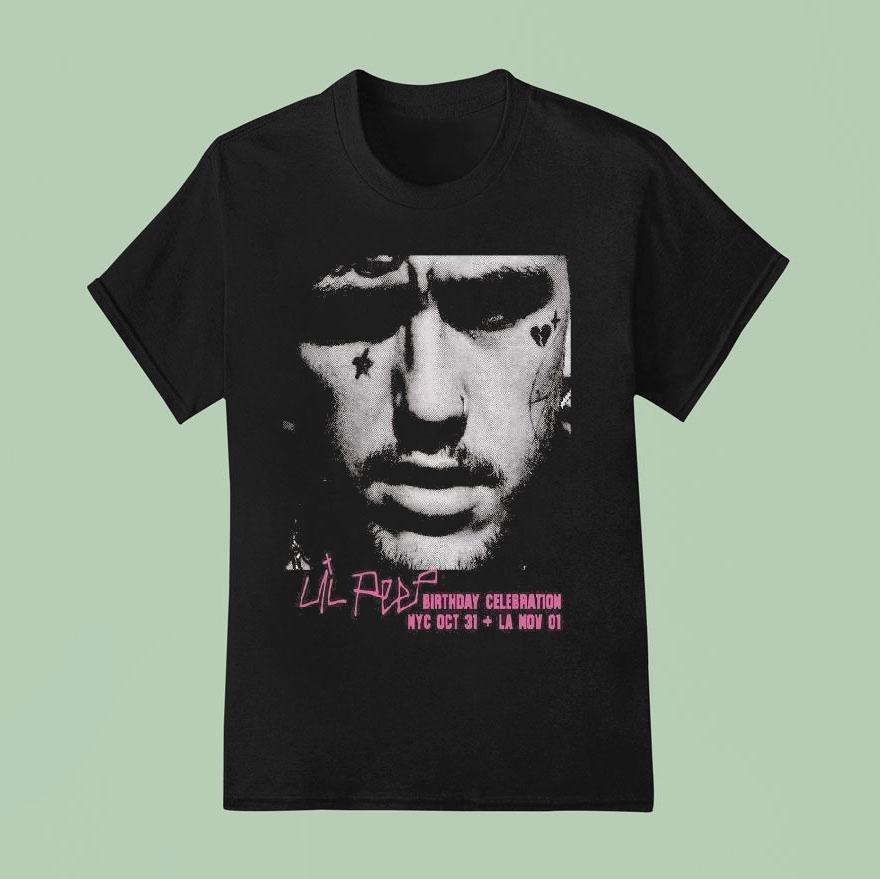 Lil Peep Birthday Celebration Shows  In New York City On October  And Los Angeles On November  T Shirt