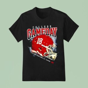 Live From Tuscaloosa Al Alabama Crimson Tide Helmet Number College Gameday T Shirt