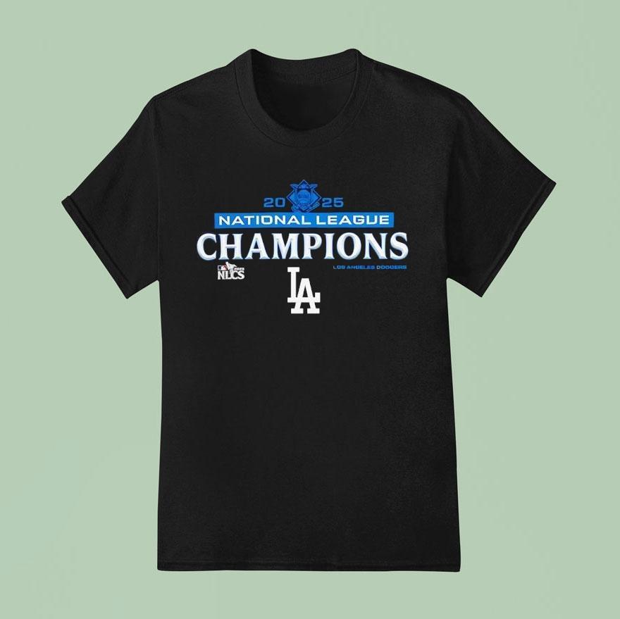 Los Angeles Dodgers National League Champions T Shirt