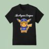 Los Angeles Dodgers X Pikachu Logo T Shirt