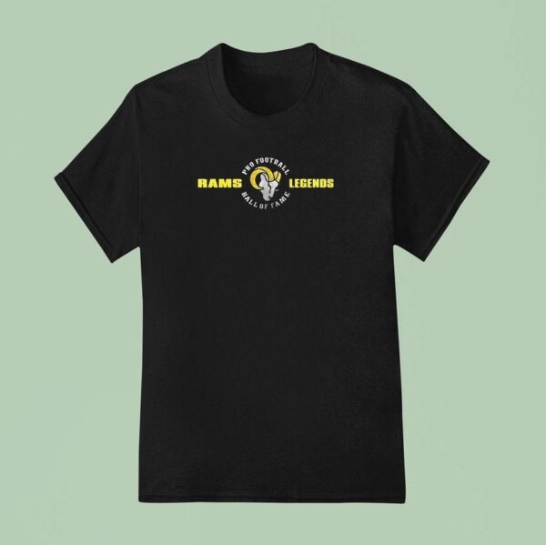 Los Angeles Rams Pro Football Hall Of Fame Legends T Shirt