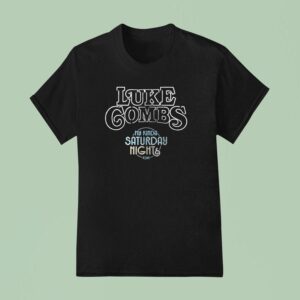 Luke Combs My Kinda Saturday Night Tour Dates Neon T Shirt