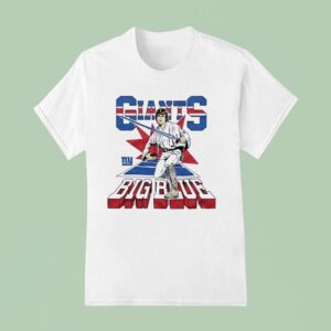 Luke Skywalker X New York Giants Big Blue Ny T Shirt