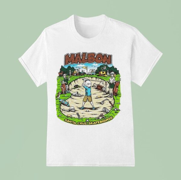 Malbon Goft X Santa Cruz Bermuda Bunker T Shirt