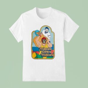 Mascara Contra Mascara Cartoon T Shirt
