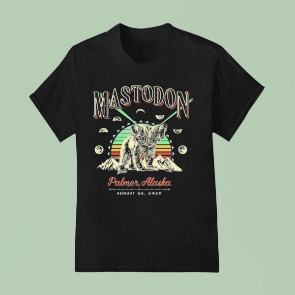 Mastodon Palmer Alaska August Bear T Shirt