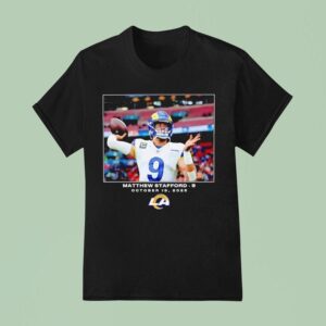 Matthew Stafford Los Angeles Rams Nfl October Logo T Shirt