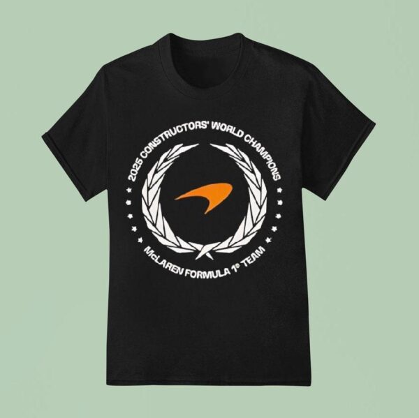 Mclaren Formula Team Constructors World Champions Logo T Shirt