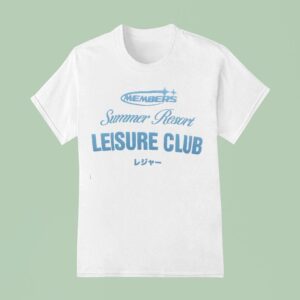 Members Summer Resort Leisure Club T Shirt