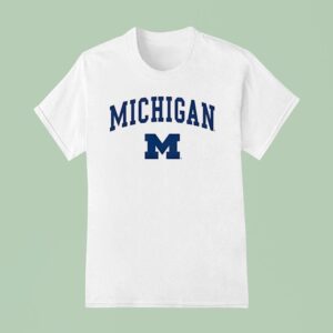 Michigan Wolverines College Football Playoff National Champions Logo T Shirt