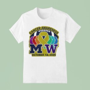 Michigan Wolverines Vs Washington Huskies Cancer Awareness Gameday T Shirt