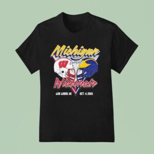 Michigan Wolverines Vs Wisconsin Badgers Football T Shirt