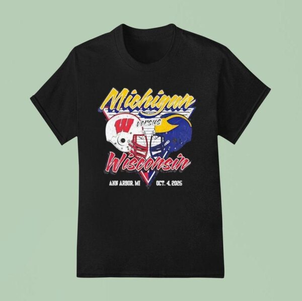 Michigan Wolverines Vs Wisconsin Badgers Football T Shirt