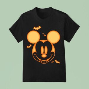 Mickey Friends Halloween Pumpkin Face T Shirt