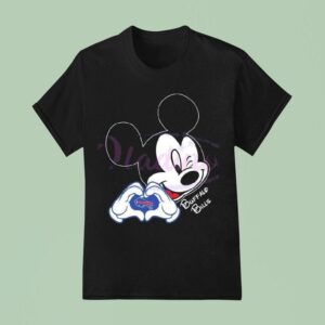 Mickey Mouse Love Buffalo Bills Nfl T Shirt