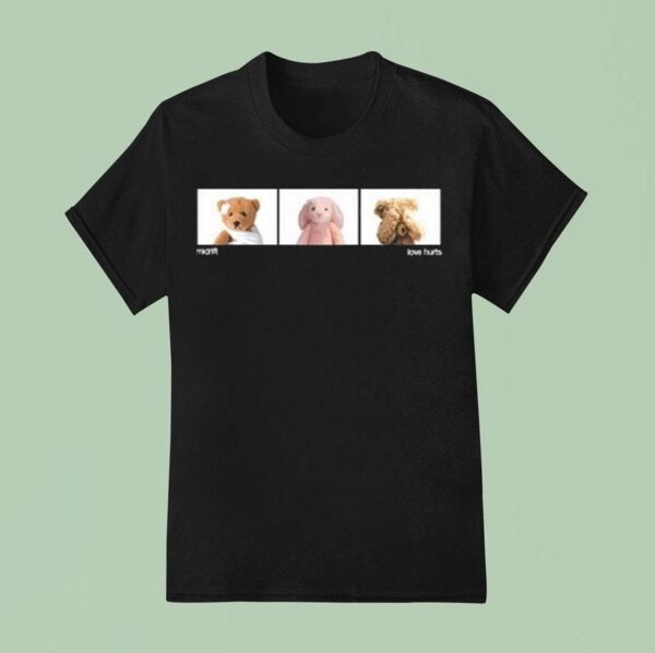 Midrift Love Hurts Black T Shirt