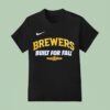 Milwaukee Brewers Built For Fall Mlb Postseason T Shirt