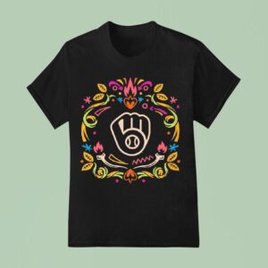 Milwaukee Brewers Da De Los Muertos T Shirt