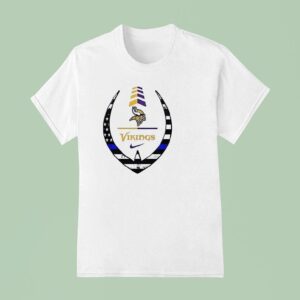 Minnesota Vikings Police Law Enforcement Appreciation Day Logo T Shirt