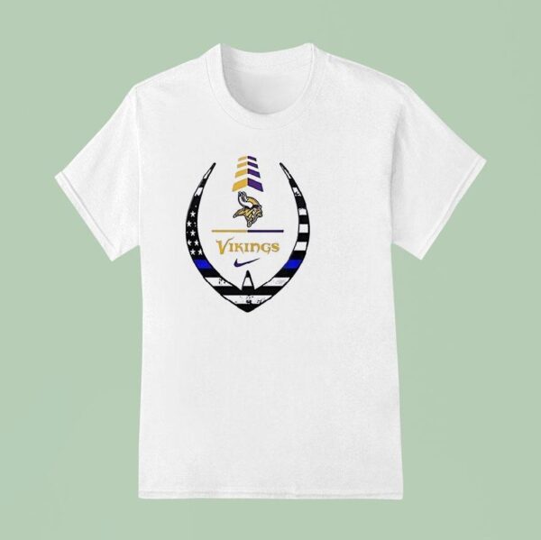 Minnesota Vikings Police Law Enforcement Appreciation Day Logo T Shirt
