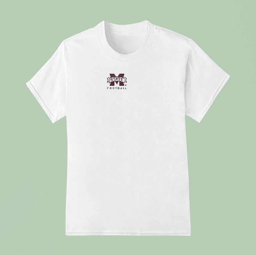 Mississippi State Bulldogs Bully Football Card T Shirt