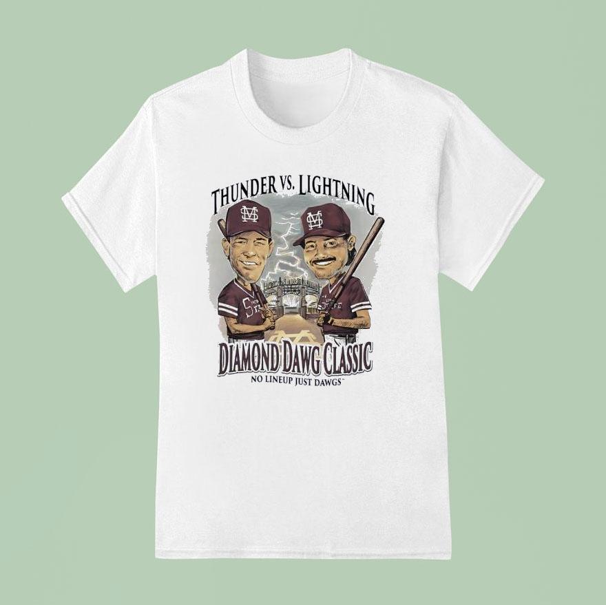 Mississippi Vs Lightning Diamond Dawg Classic No Lineup Just Dawgs T Shirt