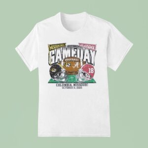 Missouri Tigers Vs Alabama Crimson Tide Columbia Missouri Gameday T Shirt