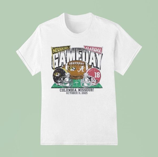 Missouri Tigers Vs Alabama Crimson Tide Columbia Missouri Gameday T Shirt