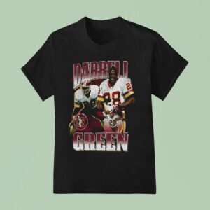 Mitchell Ness Darrell Green Black Washington Commanders Player Graphic T Shirt