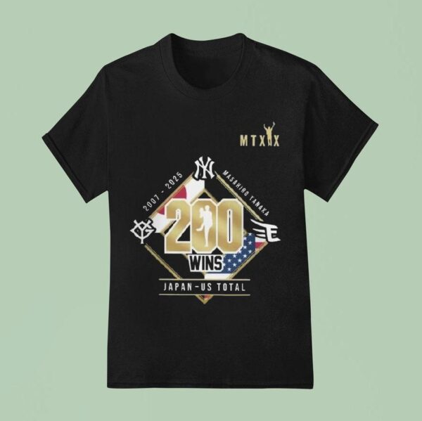 Mlb New York Yankees Masahiro Tanaka Wins Celebration T Shirt