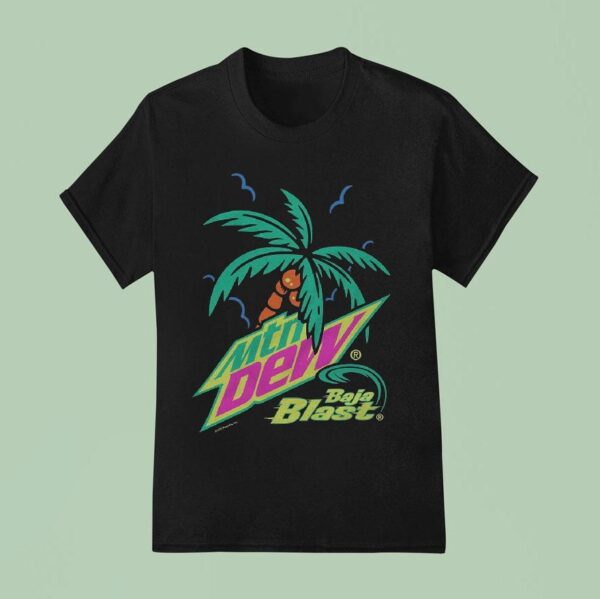 Mtn Dew Baja Blast Soda Logo T Shirt
