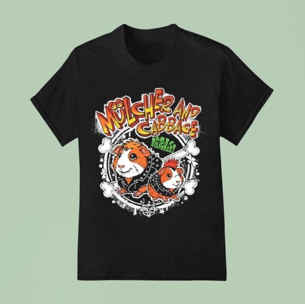 Mulcher And Cabbag Cj Wildheart Two Guinea Pigs T Shirt