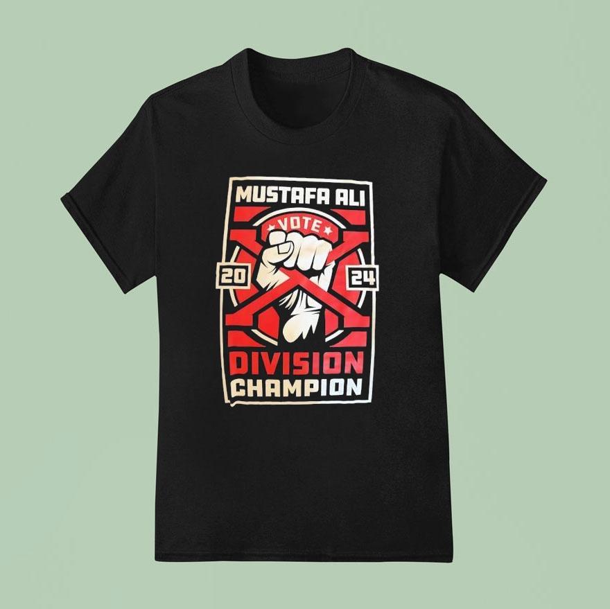 Mustafa Ali Vote Division Champion T Shirt