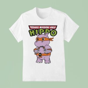 Nage Moodeng Ninja Hippo T Shirt