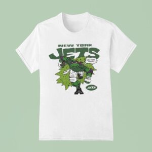 Nage Mutant Ninja Turtles New York Tough Donatello X New York Jets T Shirt