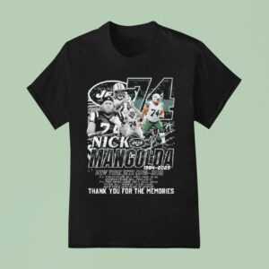 New York Jets Nick Mangold Thank You For The Memories T Shirt